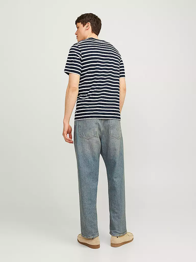 JACK & JONES | T-Shirt JJEORGANIC | dunkelblau