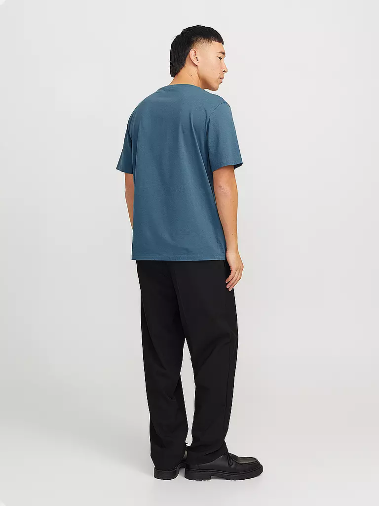 JACK & JONES | T-Shirt JJEORGANIC | blau