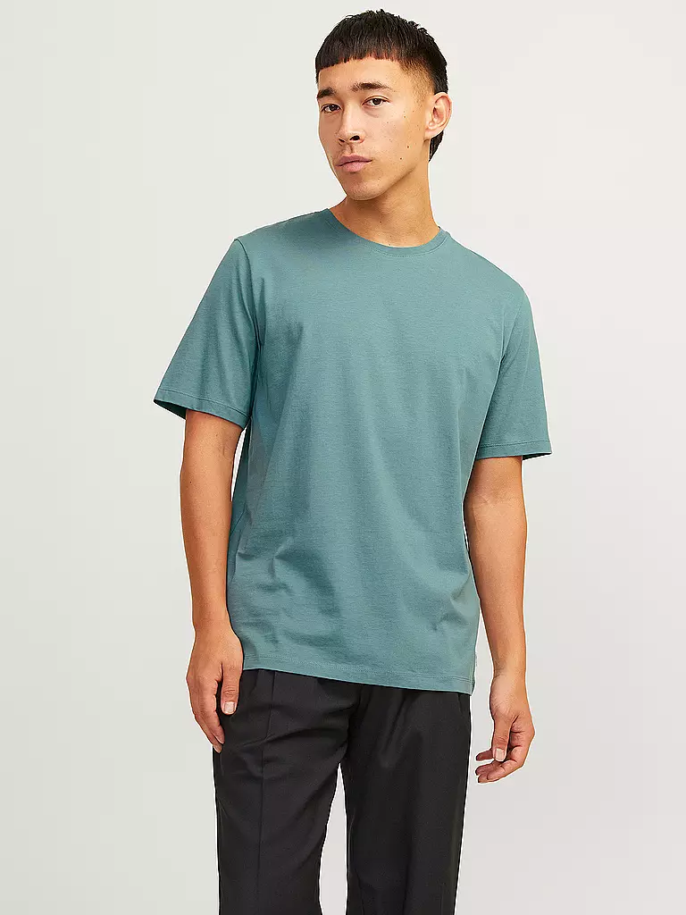 JACK & JONES | T-Shirt JJEORGANIC | petrol