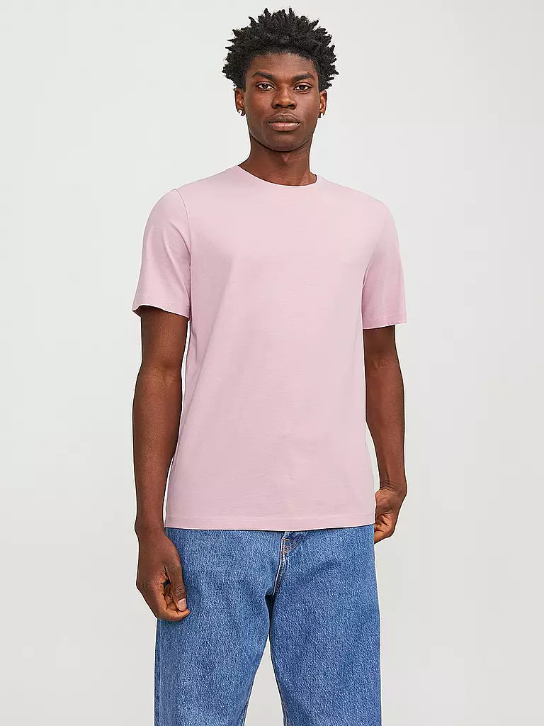 JACK & JONES | T-Shirt JJEORGANIC | rosa