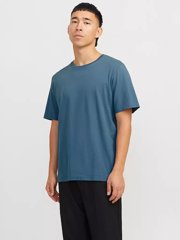 JACK & JONES | T-Shirt JJEORGANIC | blau