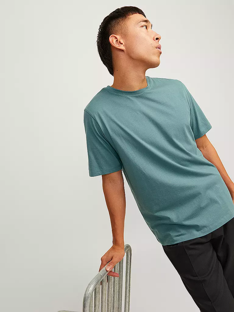 JACK & JONES | T-Shirt JJEORGANIC | petrol