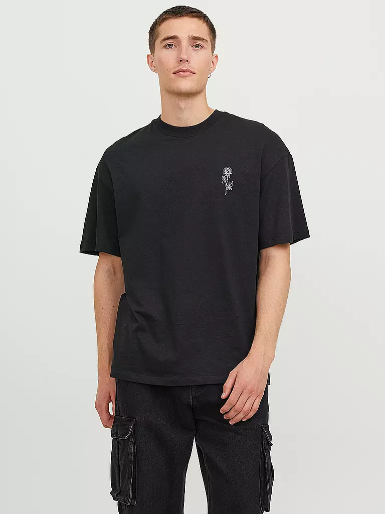 JACK & JONES | T-Shirt JJHEKTOR | schwarz