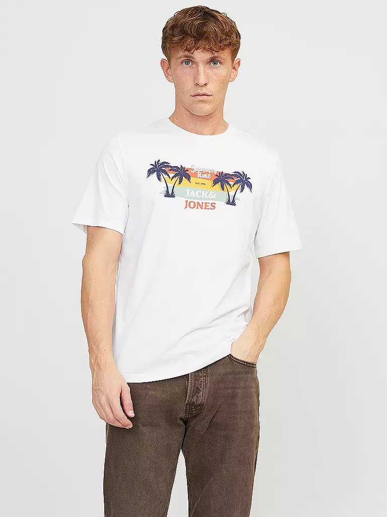 JACK & JONES | T-Shirt JJSUMMER | weiss