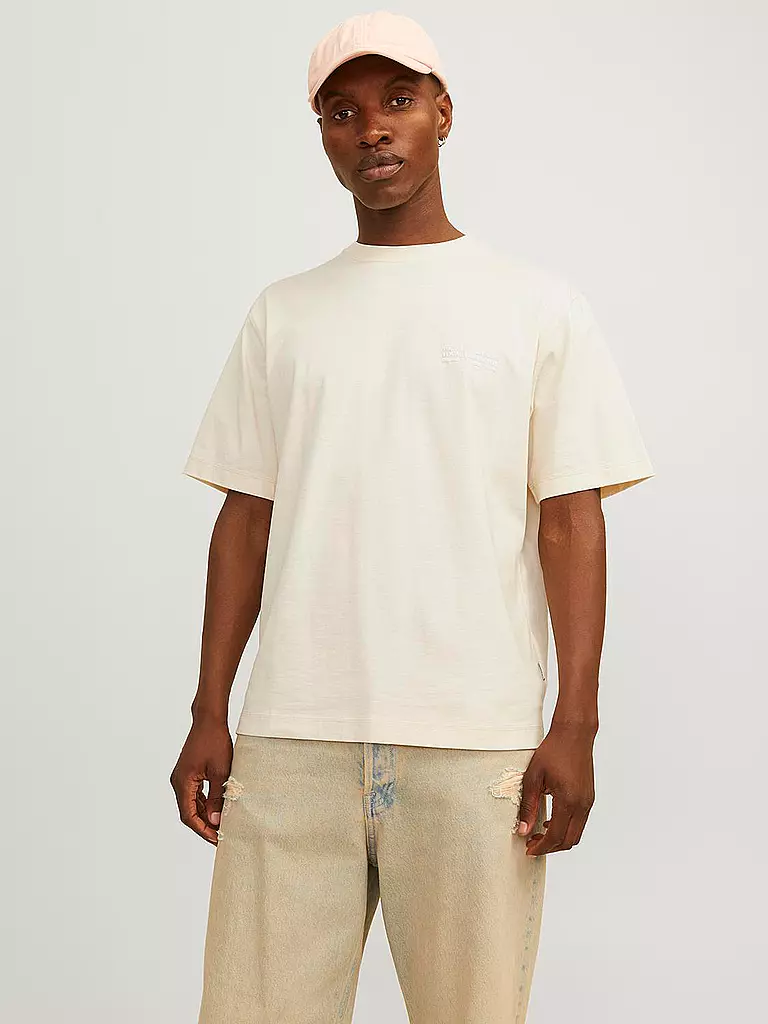 JACK & JONES | T-Shirt JORBROOKLYN | creme