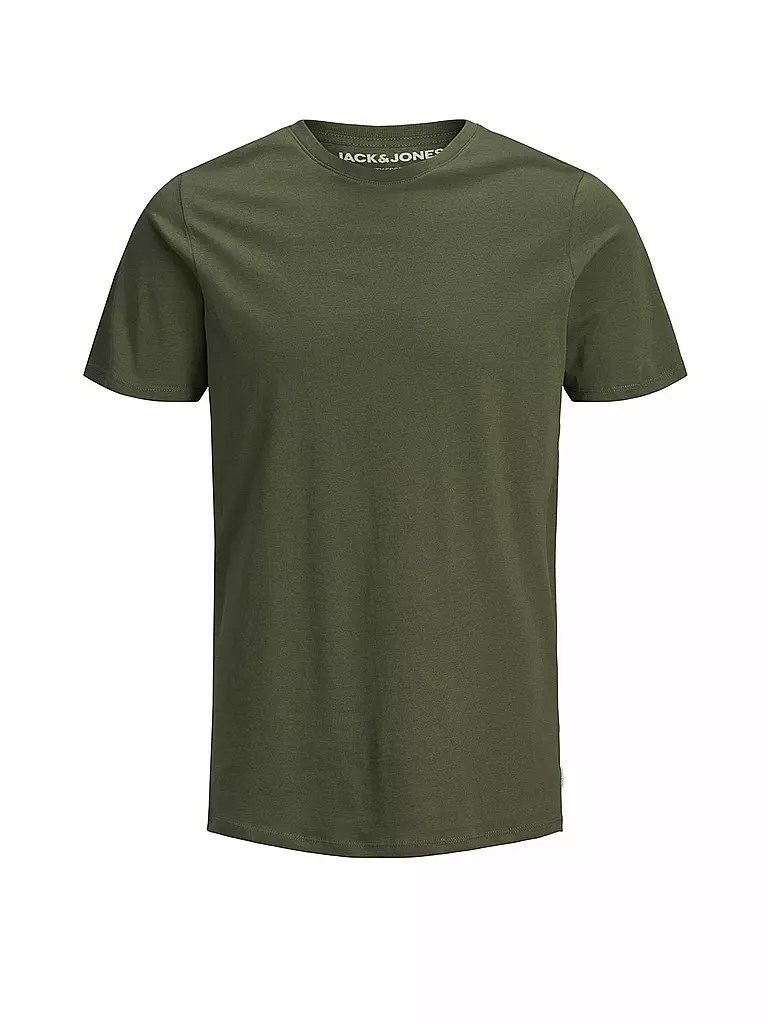 JACK & JONES | T-Shirt Slim Fit "JJEORGANIC" | olive