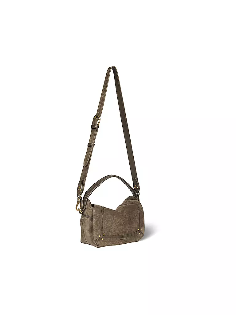 JEROME DREYFUSS | Ledertasche - Umhängetasche PEPITO Small | olive