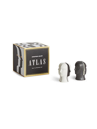 JONATHAN ADLER | Salz- und Pfefferstreuer ATLAS Black / White