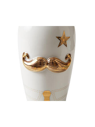 JONATHAN ADLER | Vase GILDED MUSE SALVADOR 9,5x17cm Weiss /Gold