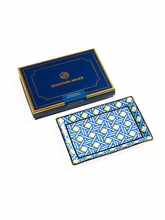 JONATHAN ADLER | Schale Rechteckig 17,7x12cm Hellblau 