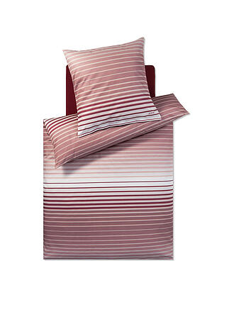 JOOP | Satin Bettwäsche SHUTTER 70x90cm/140x200cm Rouge