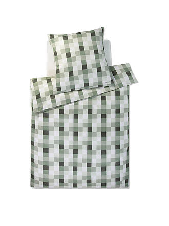 JOOP | Satin Bettwäsche MESH 70x90cm/140x200cm Sage