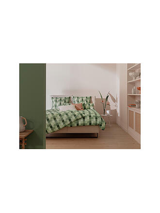 JOOP | Satin Bettwäsche MESH 70x90cm/140x220cm Sage