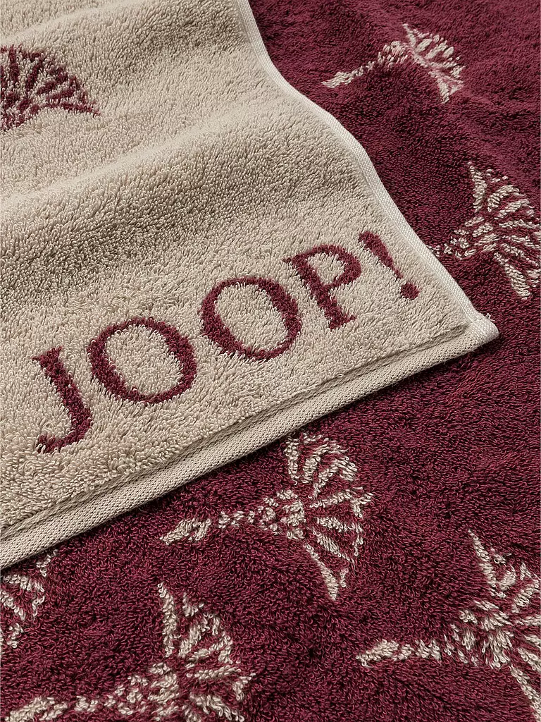 JOOP | Duschtuch SELECT FADED CORNFLOWER  80x150cm Rouge | dunkelrot