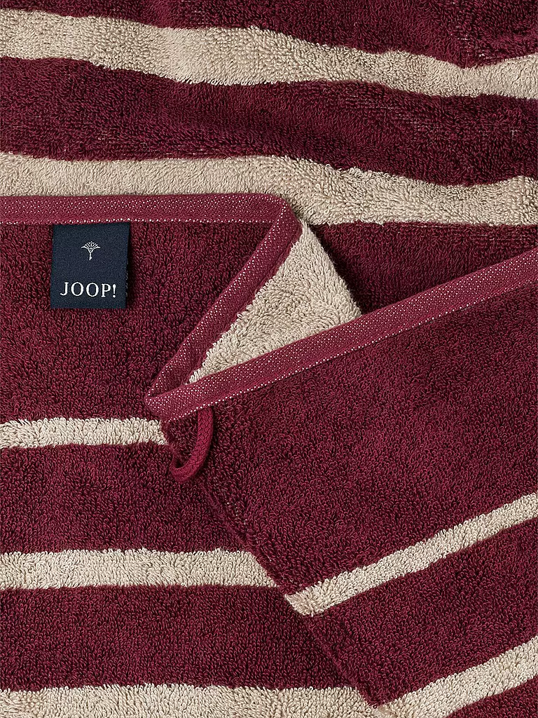 JOOP | Duschtuch SELECT SHADE 80x150cm Rouge | grau