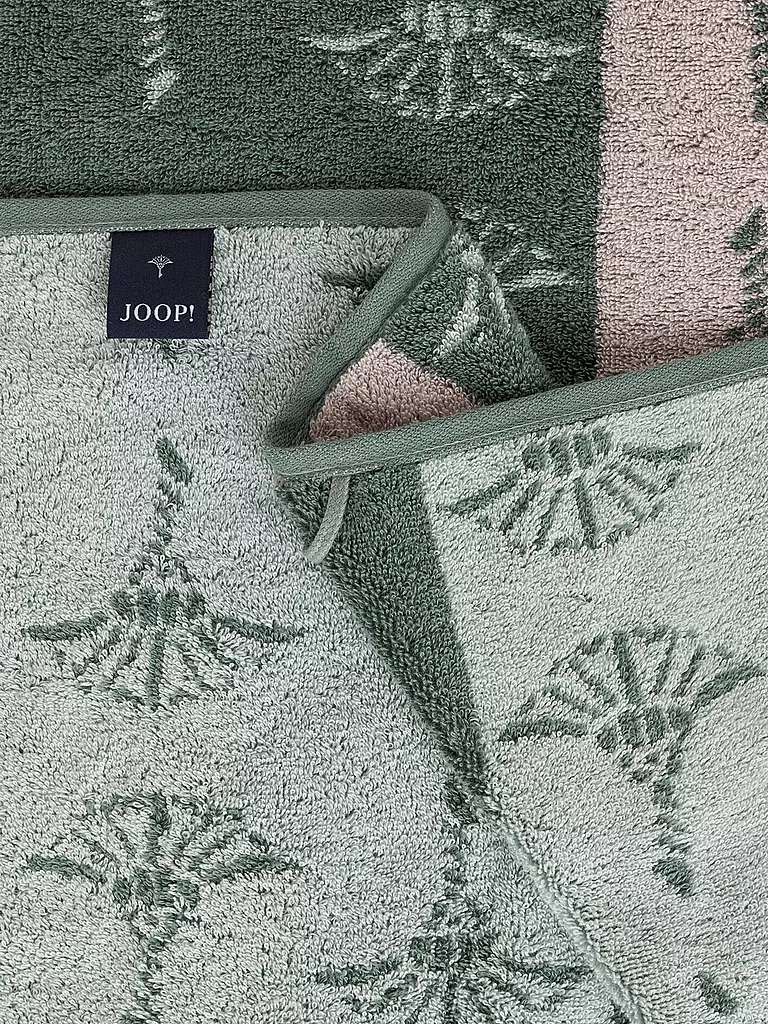 JOOP | Handtuch 50x100cm DIVIDED CORNFLOWER Salbei | dunkelblau