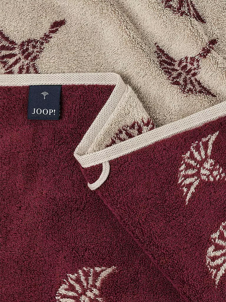 JOOP | Handtuch SELECT FADED CORNFLOWER 50x100cm Rouge | dunkelrot