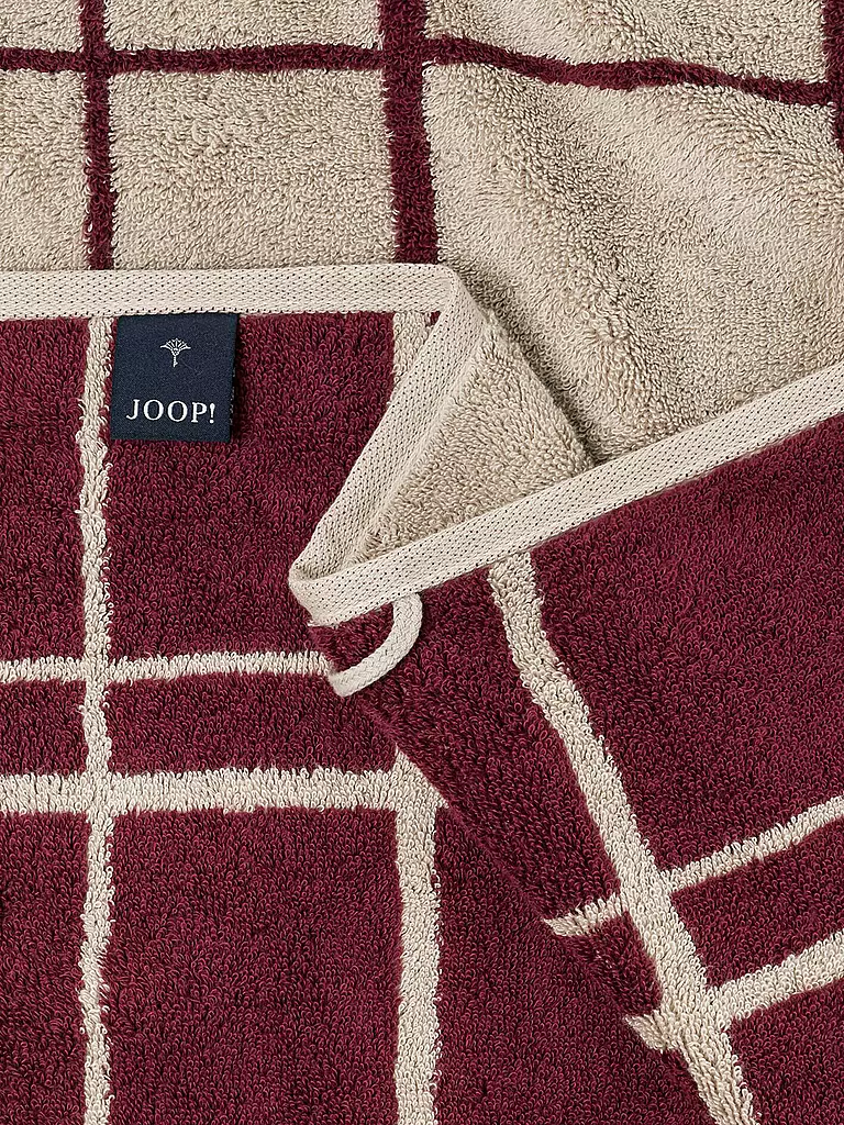 JOOP | Handtuch SELECT LAYER 50x100cm Rouge | dunkelrot