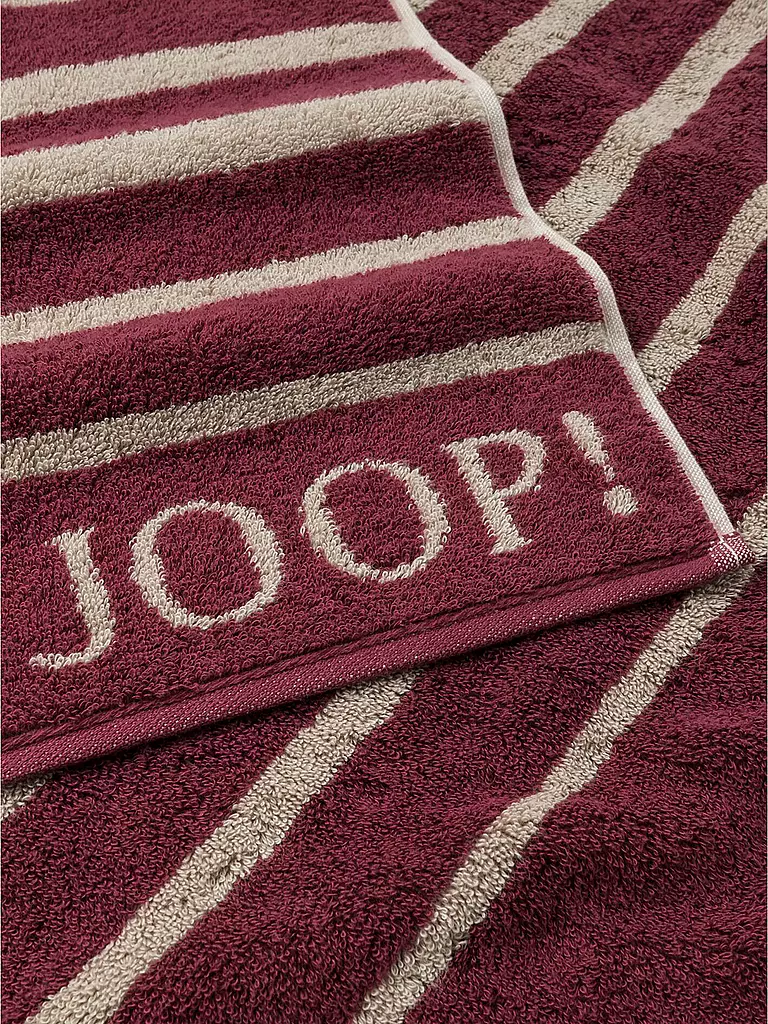 JOOP | Handtuch SELECT SHADE 50x100cm Rouge | grau