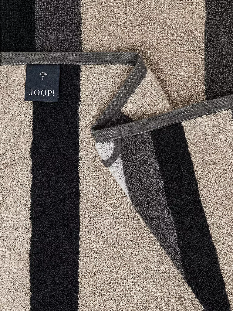 JOOP | Handtuch VIBE STREIFEN 50x100cm Stein | hellgrün