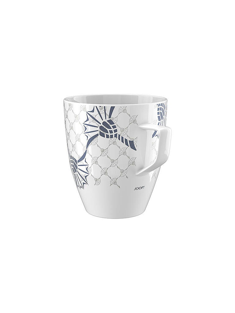 JOOP | Henkelbecher Collectors Mug 8,5x9,5cm Cornflower Double | weiss