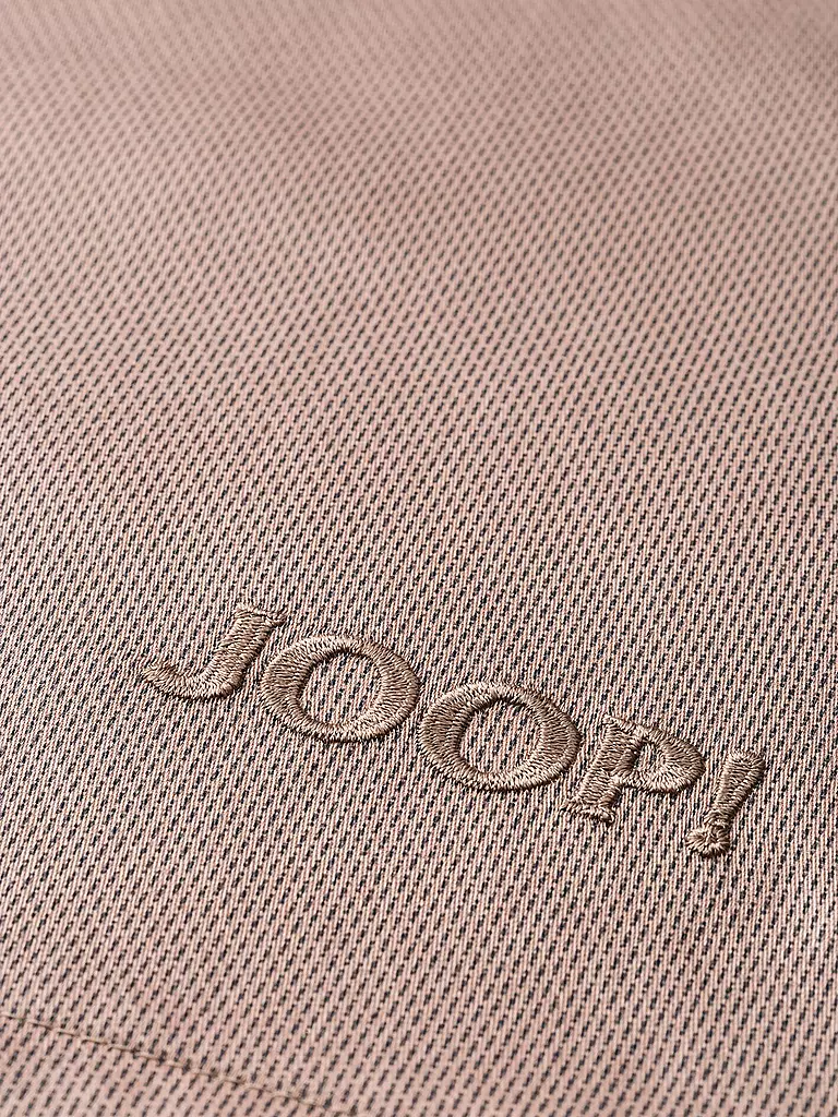 JOOP | Satin Bettwäsche 70x90cm/140x200cm MICRO PATTERN Rose/Grau | grau