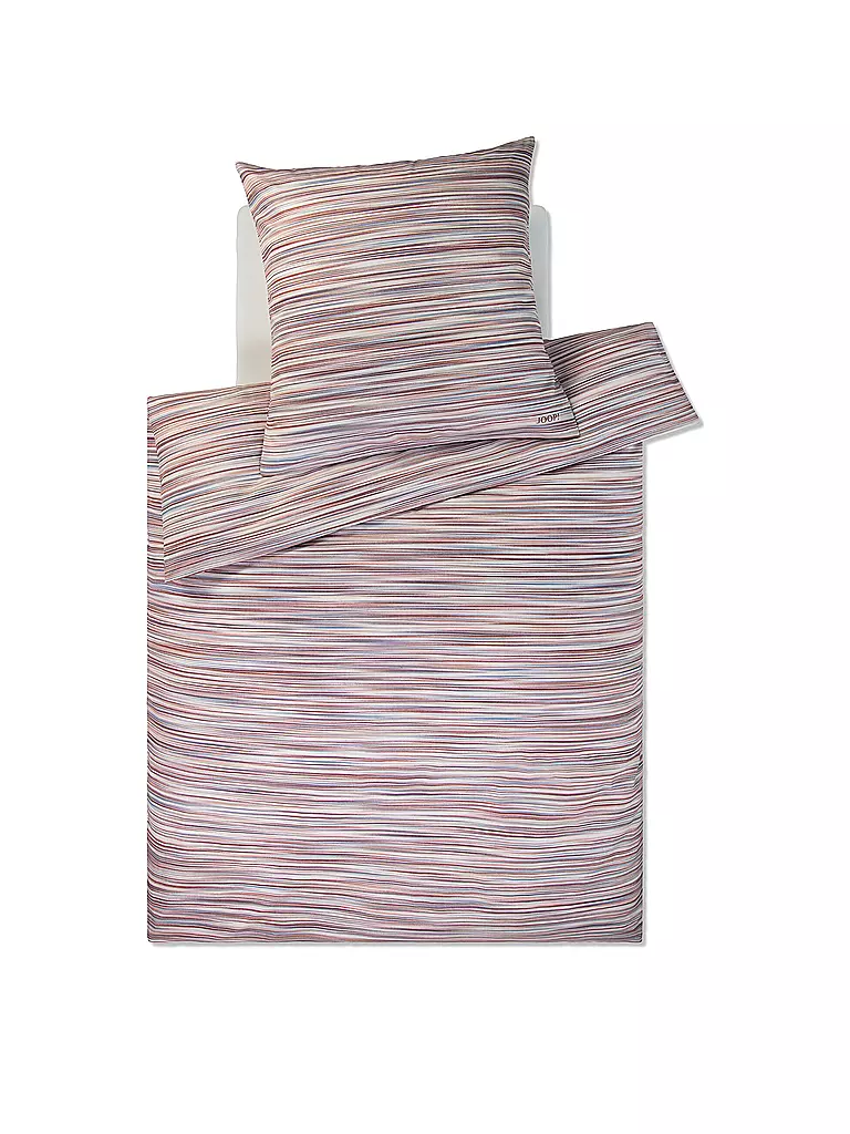 JOOP | Satin Bettwäsche VIVID 2x 70x90cm/140x200cm Blush | koralle