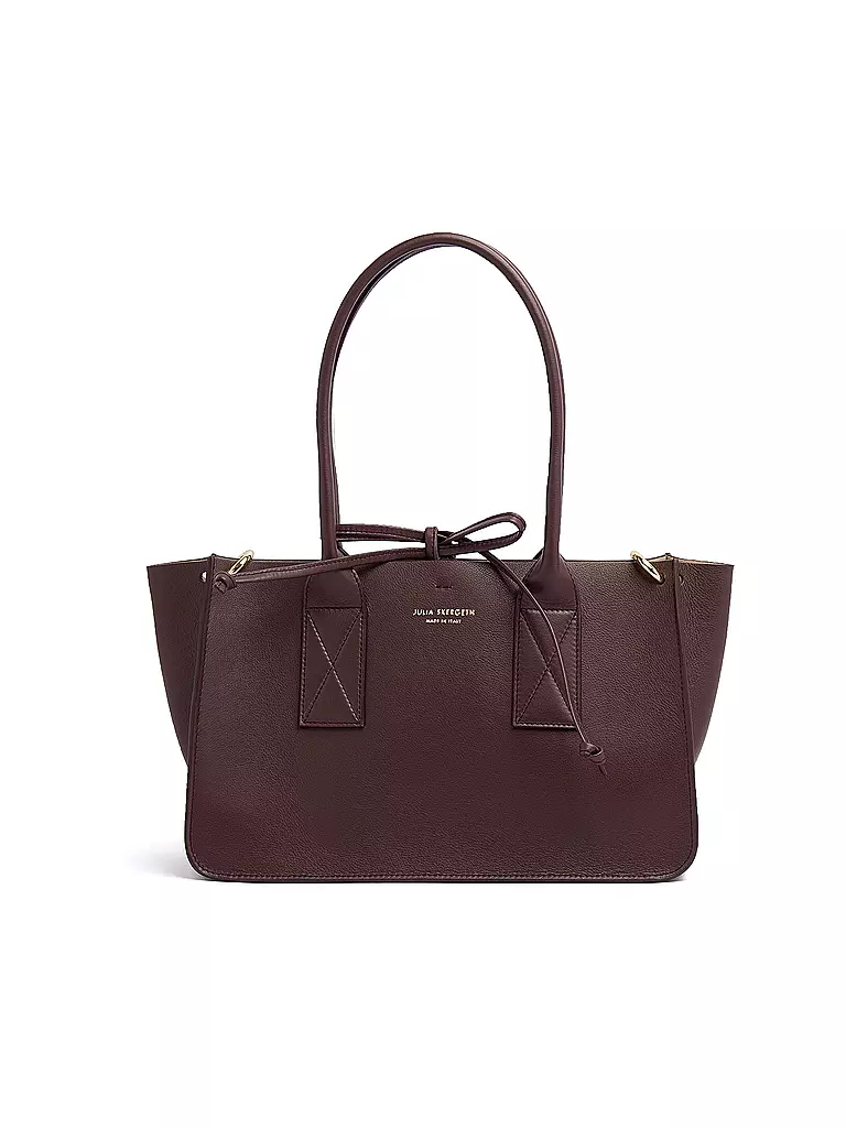 JULIA SKERGETH | Ledertasche - Shopper Medium | dunkelrot