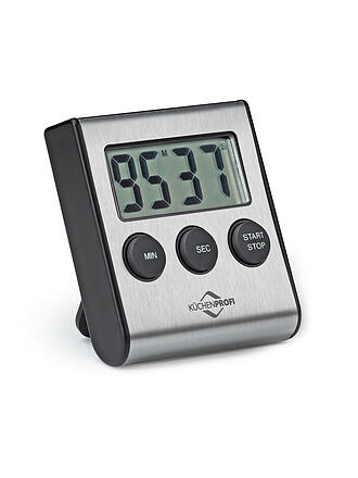 KÜCHENPROFI | Digitaltimer PRIMUS Silber / Schwarz