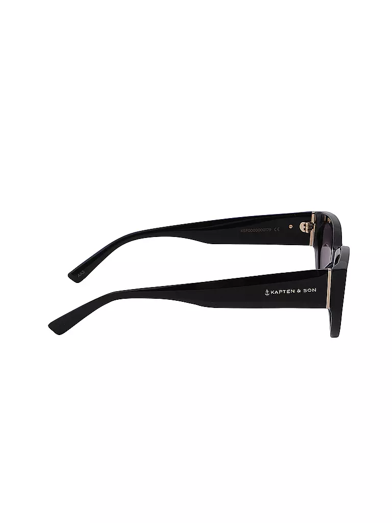 KAPTEN & SON | Sonnenbrille LYON ALL BLACK | braun