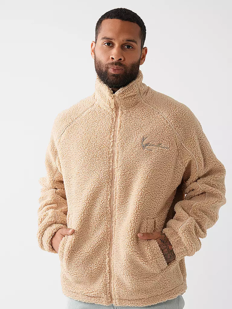 KARL KANI | Fleecejacke | beige