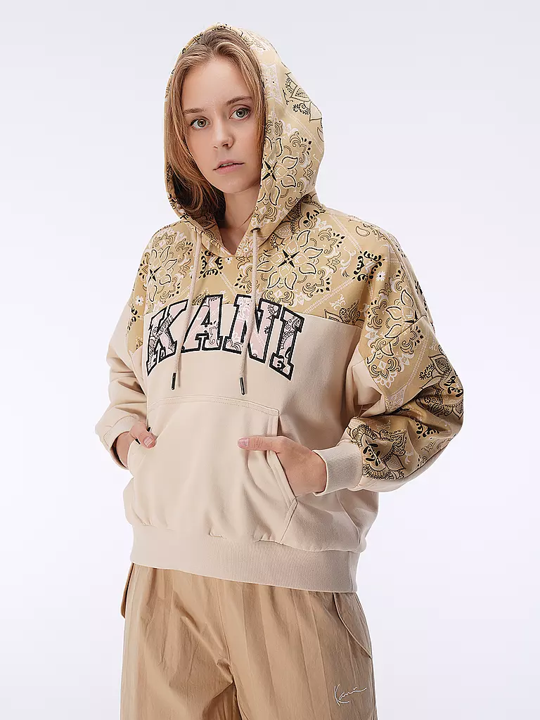 KARL KANI | Kapuzensweater - Hoodie | beige