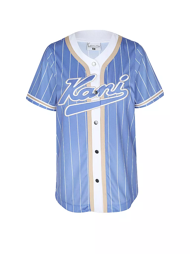 KARL KANI | T-Shirt VARSITY | blau