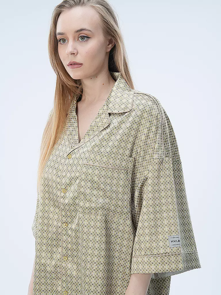 KARO KAUER | Bluse Oversized Fit | beige