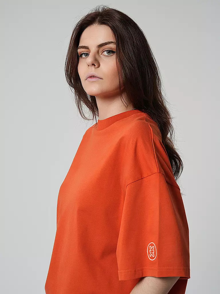 KARO KAUER | T-Shirt YEAH | orange