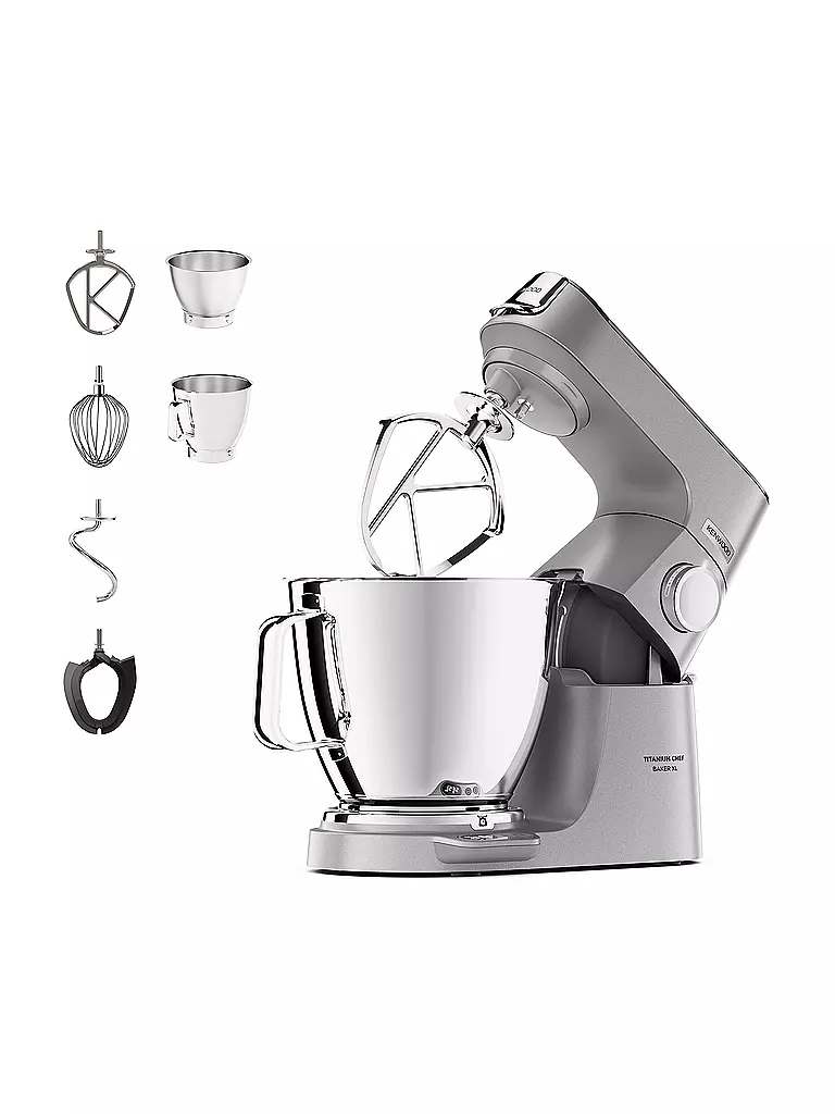 KENWOOD | Küchenmaschine TITANIUM CHEF BAKER XL 5 + 7l Silber | silber