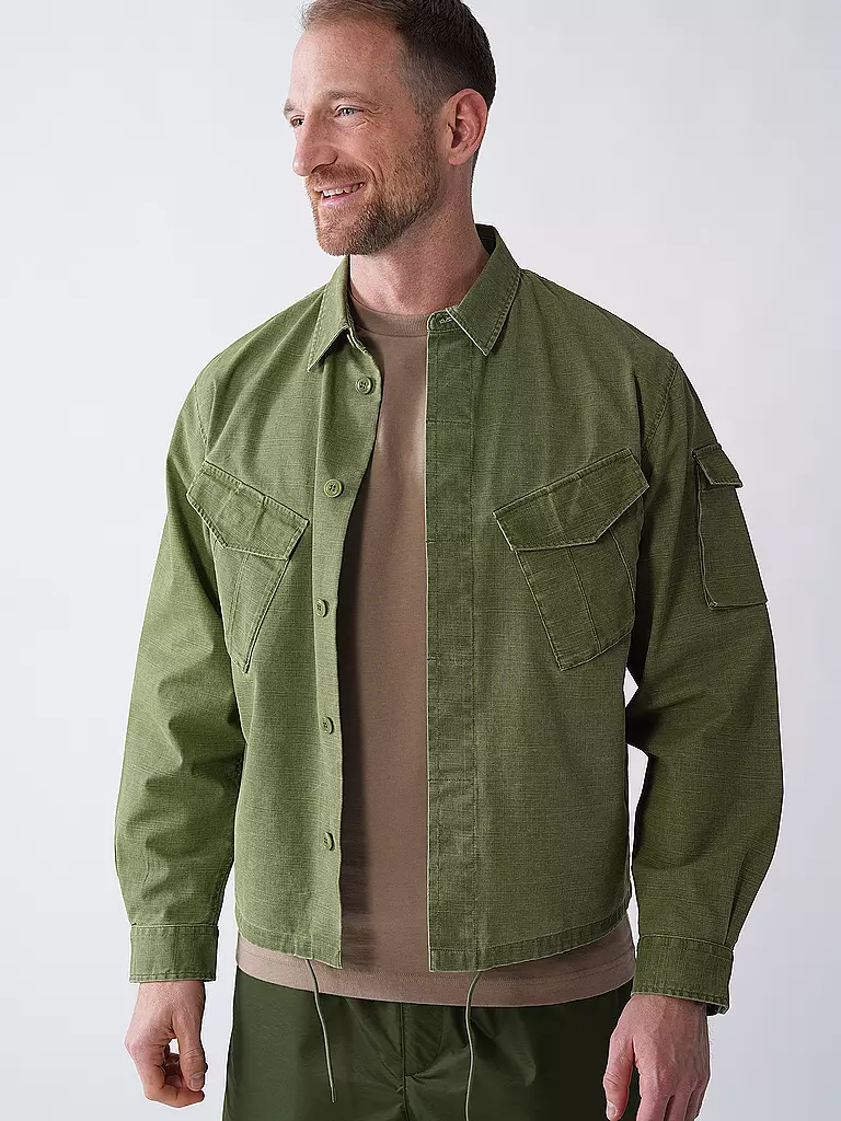 KENZO | Overshirt  | olive