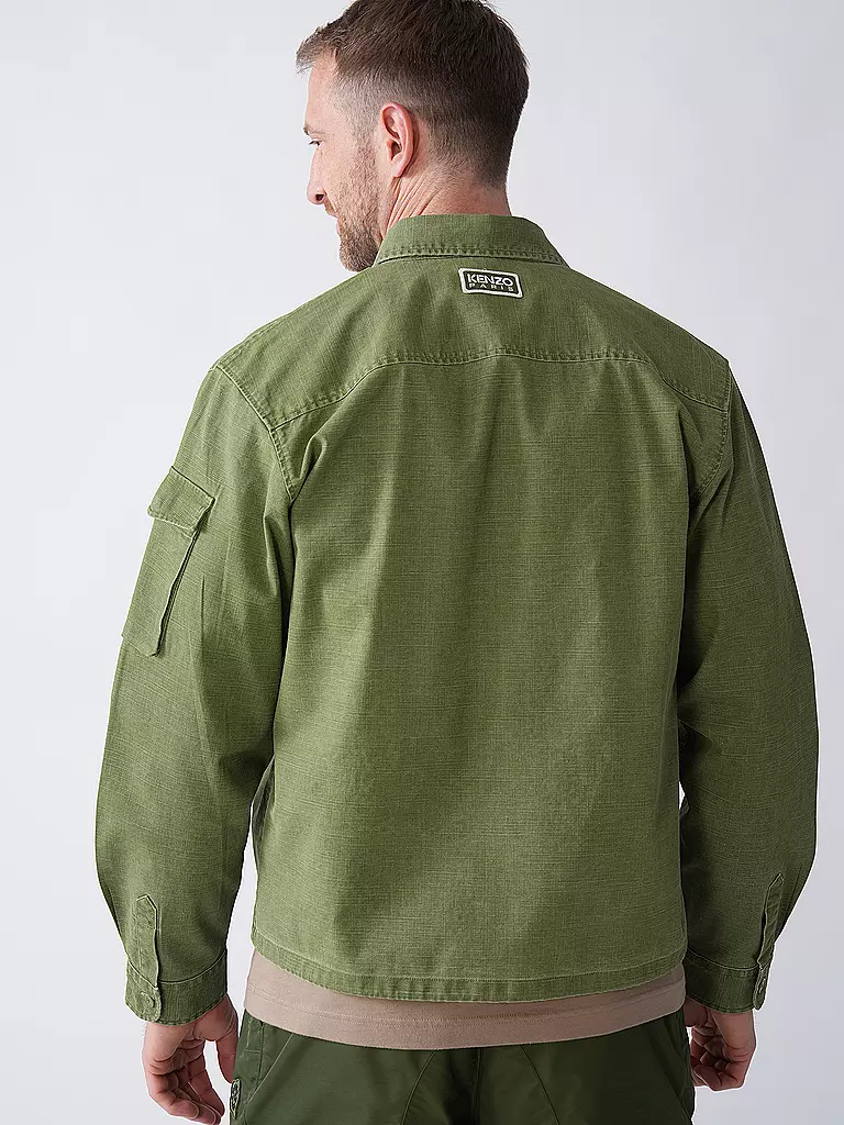 KENZO | Overshirt  | olive