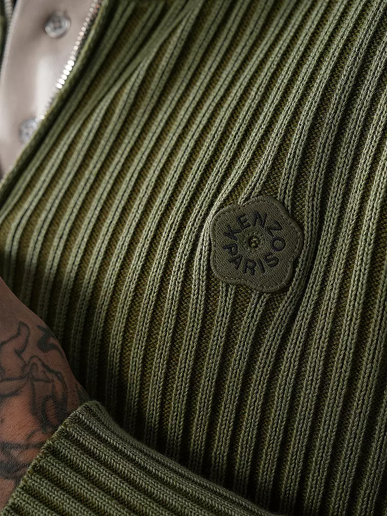 KENZO | Strickjacke | olive