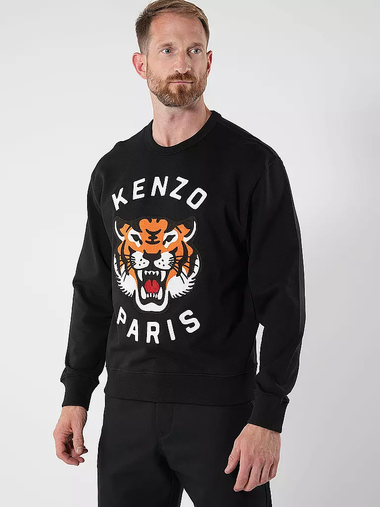 KENZO | Sweater LUCKY TIGER | schwarz