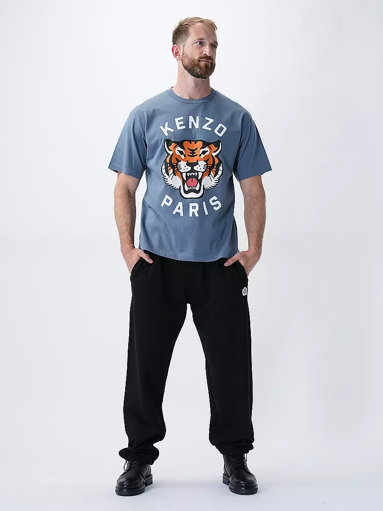 KENZO | T-Shirt LUCKY TIGER | hellblau