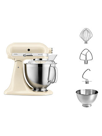 KITCHENAID | Küchenmaschine Artisan 185 4,8l 300 Watt 5KSM185PSEAC (Creme)