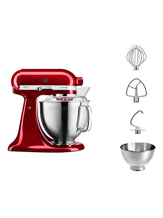 KITCHENAID | Küchenmaschine Artisan 185 4,8l 300 Watt 5KSM185PSECA (Liebesapfel Rot)