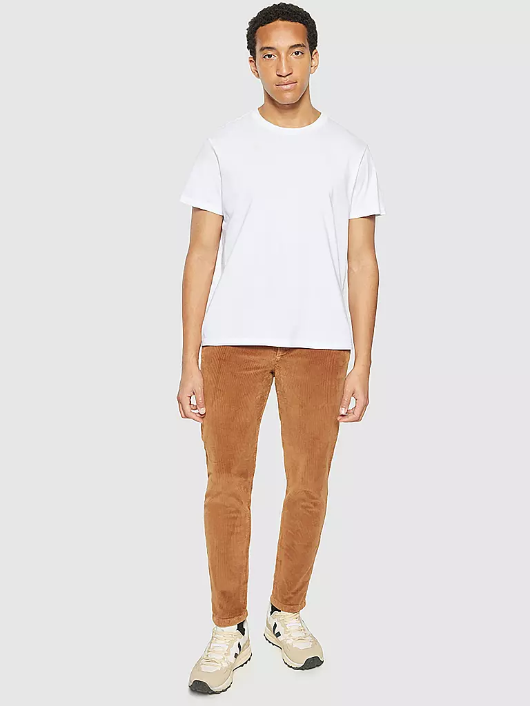 KNOWLEDGE COTTON APPAREL | Cordhose Straight Fit CHUCK | camel