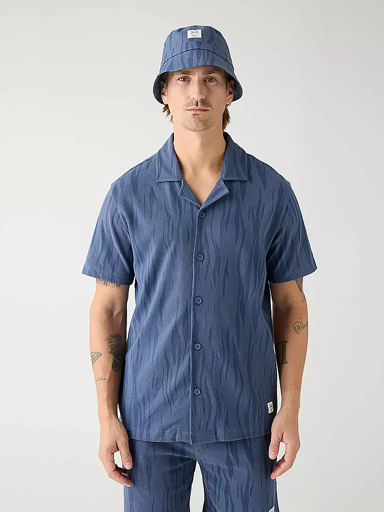 KNOWLEDGE COTTON APPAREL | Hemd Regular Fit | blau