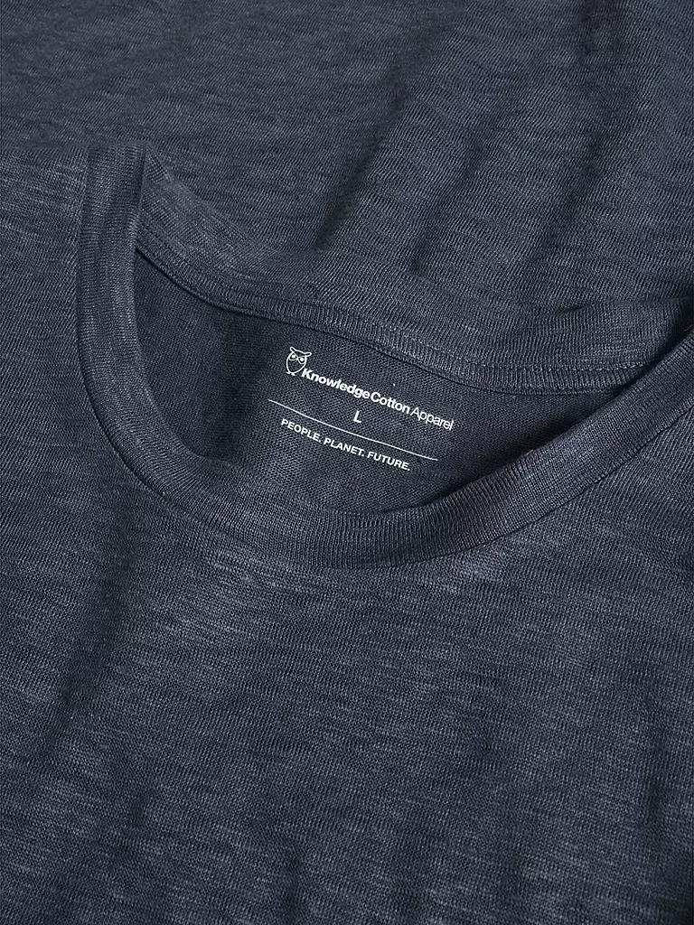 KNOWLEDGE COTTON APPAREL | T-Shirt  | blau