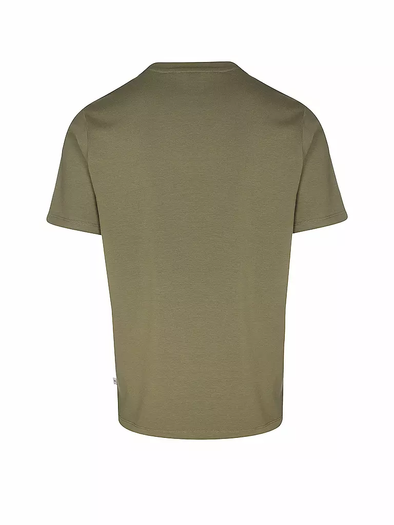 KNOWLEDGE COTTON APPAREL | T-Shirt TEE KAJAK | olive