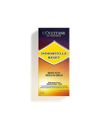 L'OCCITANE | Immortelle Reset Overnight Öl-in-Serum 50ml