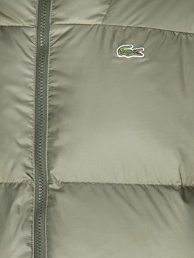 LACOSTE | Daunenjacke  | olive