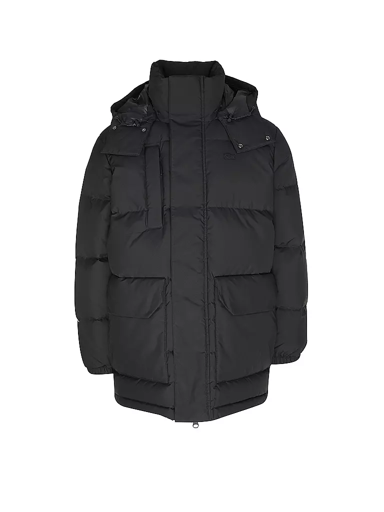 LACOSTE | Daunensteppjacke | schwarz